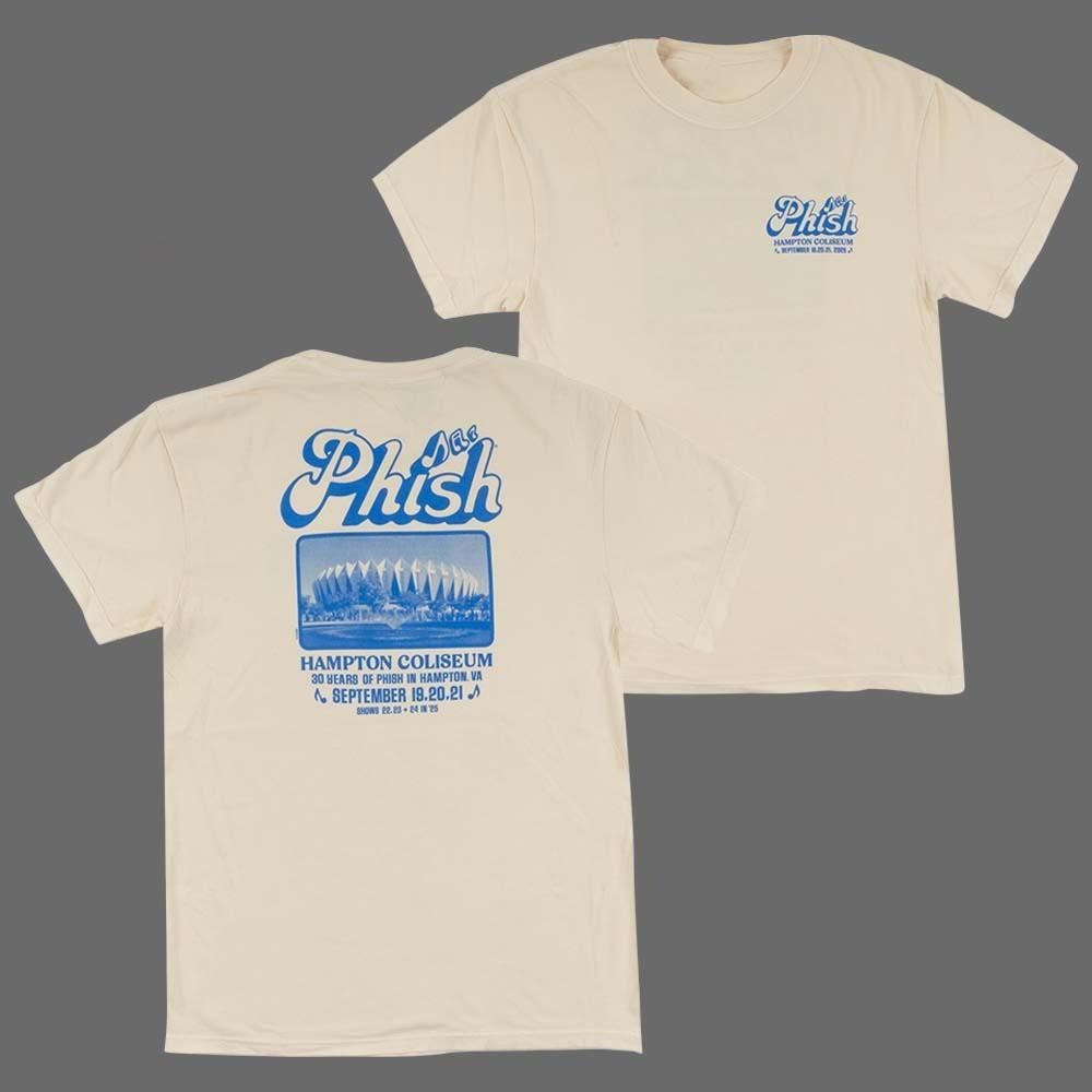 

Phish Hampton Virginia 2025 Event At Hampton Coliseum 30 Years Of Phish T-Shirt M