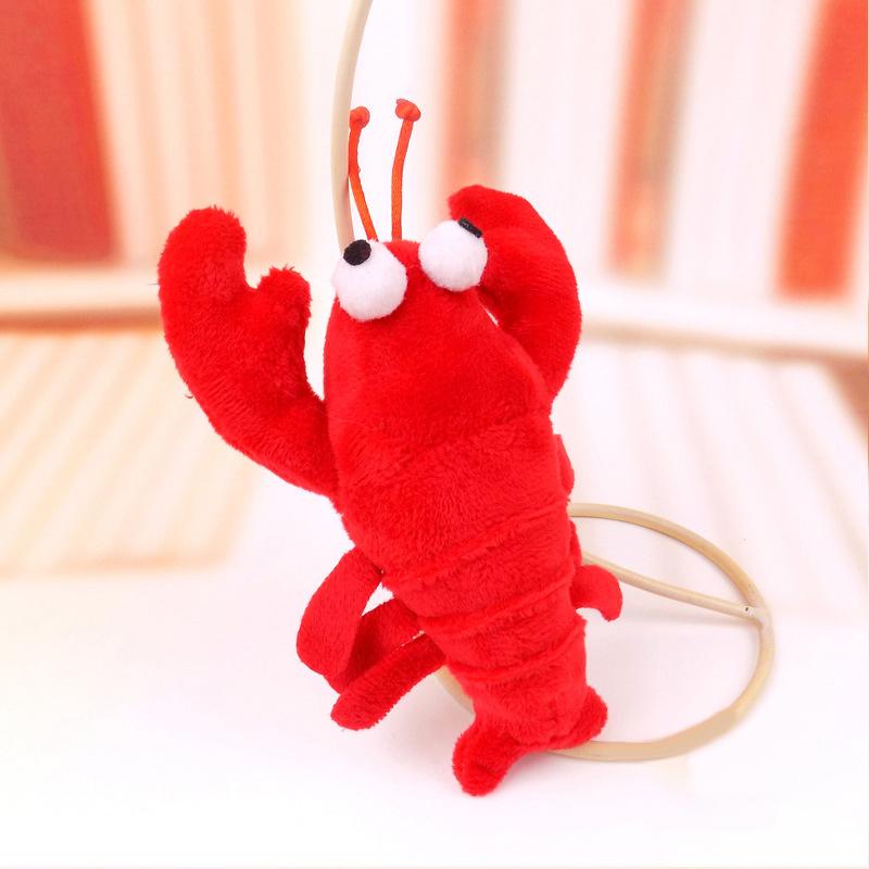 

Забавная кукла-брелок Красный омар плюшевые игрушки кулон краб чучело животное ПП хлопок игрушка мультфильм плюшевый кулон девочка подарки 1