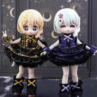 OB11 Prinsesskjol Idoluniform Söt Flicka OBITSU11 Kläder Flera Stilar Flera Färger MOLLYS OB11 Dockskor Tillbehör