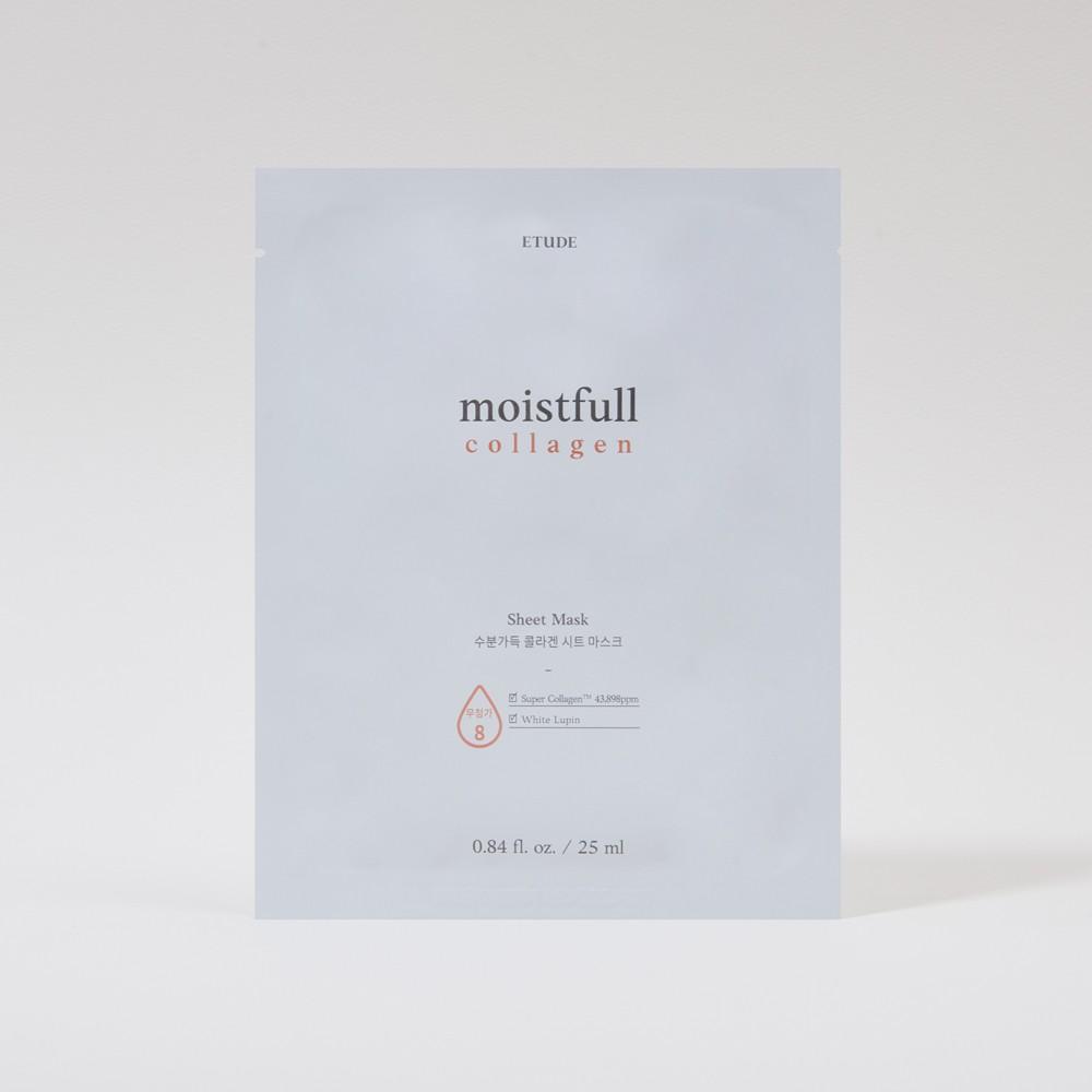 

ETUDE HOUSE Moistfull Collagen Sheet Mask 25 мл - Тканевая маска с коллагеном 3PCS
