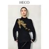 Women's New Chinese Style Bamboo Embroidered Knit Sweater