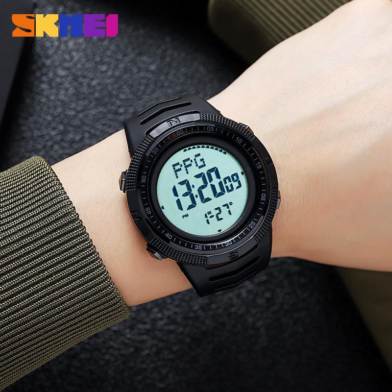 Men's Watch Smart Multifunctional Waterproof Electronic Watch Student Outdoor Sports Electronic Watch Compass