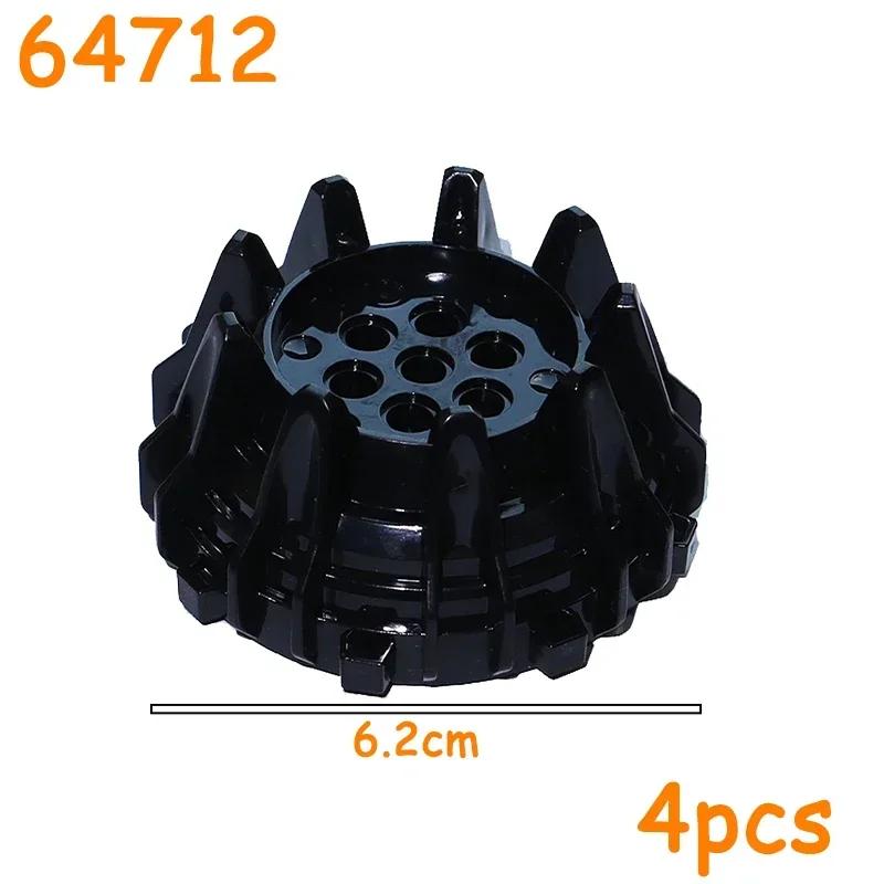 Non-Toxic Technical Tire Wheel Cross Hole Set Car Truck Wheels Hub Bricks Moc Motorcycle Tyre & Rim Construction Building Blocks Toys