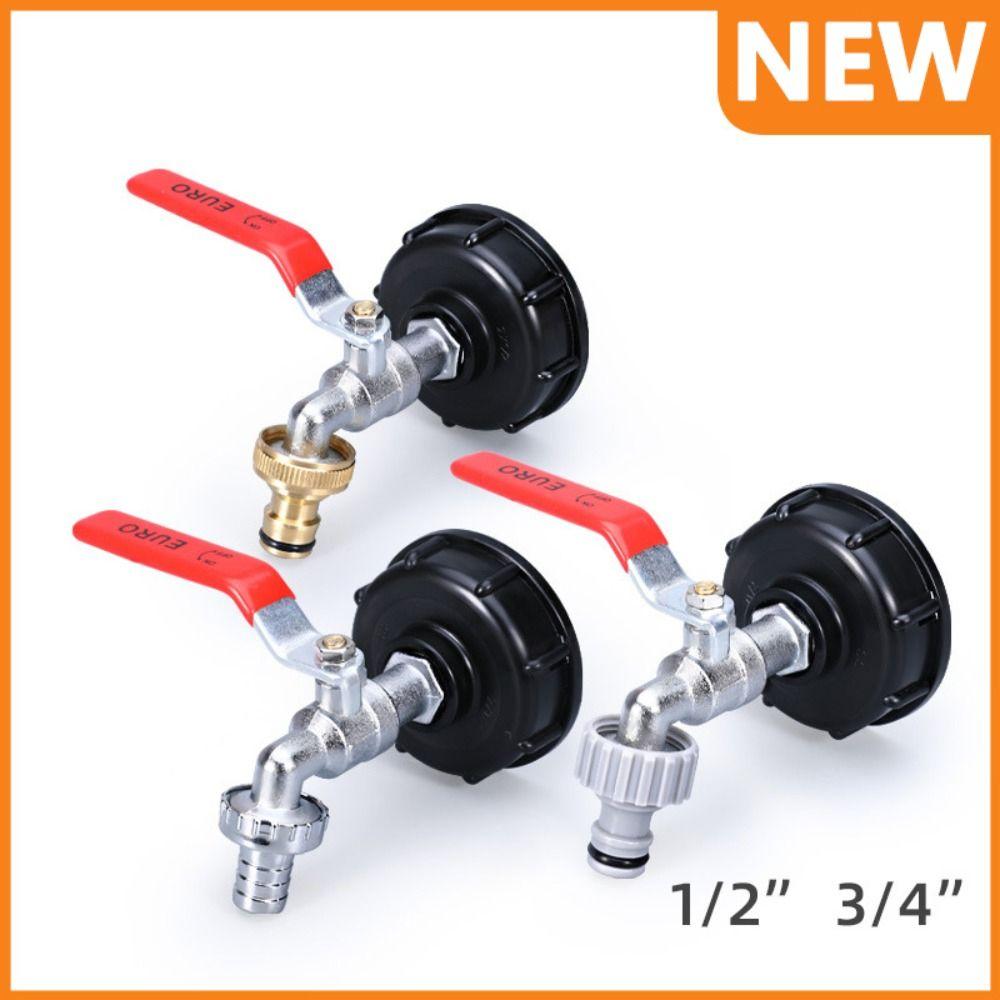 Replacement Valve Fitting 1/2'' 3/4'' Tap Connecter Coarse Thread IBC Tank Water Coupling Adapter