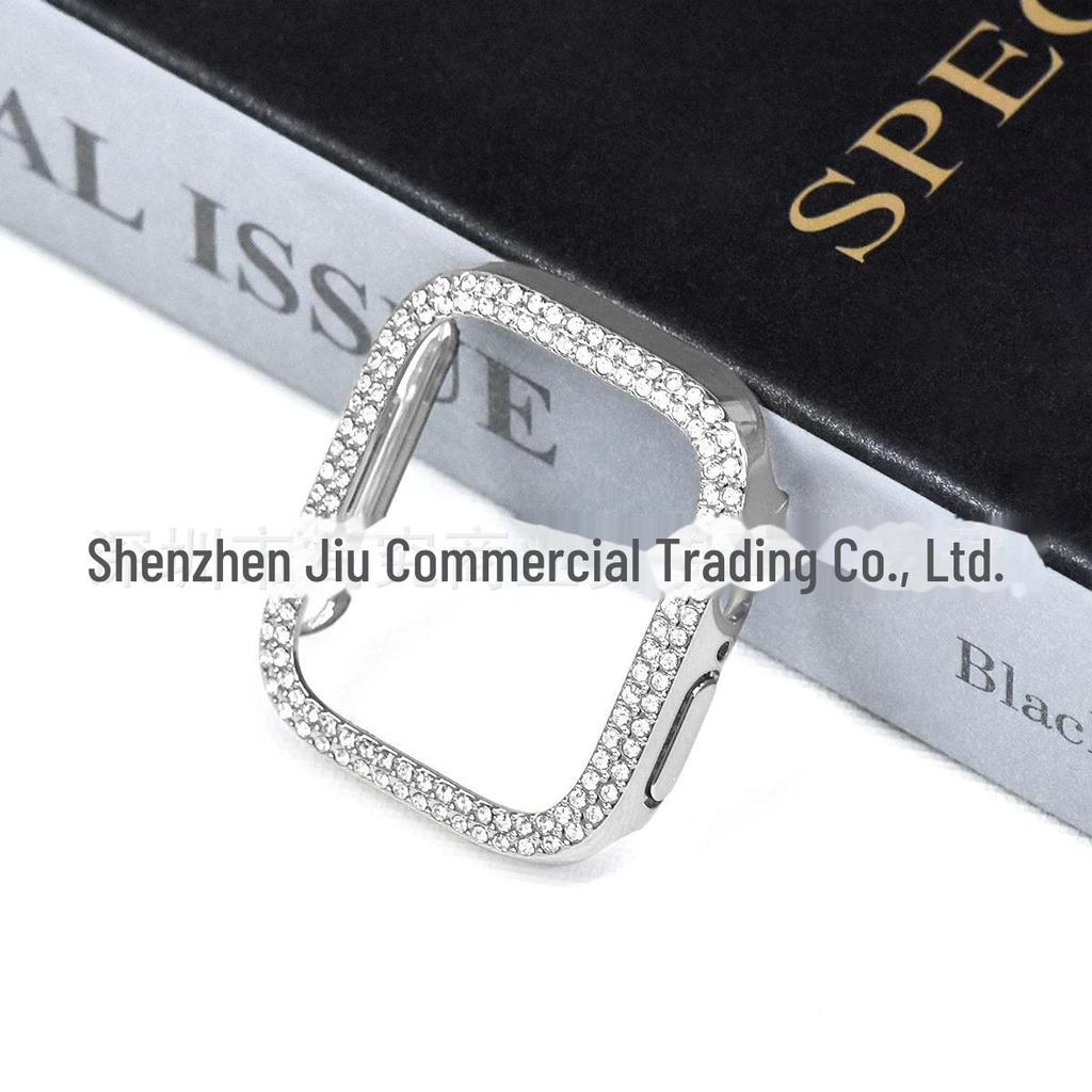 Koperta 46 mm z diamentami do zegarka Apple Watch Series 3-10