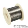 Uxcell 1pcs 20/50/100m Heating Resistor Wire Nichrome 0.8mm AWG20/21/22/24/27/28/30 Gauge Resistance Wires for Heating Elements