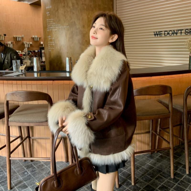 Rio sunset winter new fox fur coat women's goose down liner pie overcome