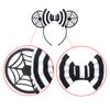 1pc Halloween Cute Mouse Ear Hair Hoop Sparkling Bow Girl Festival Decoration Party Event Wear Gift Parent Child Hair Accessory