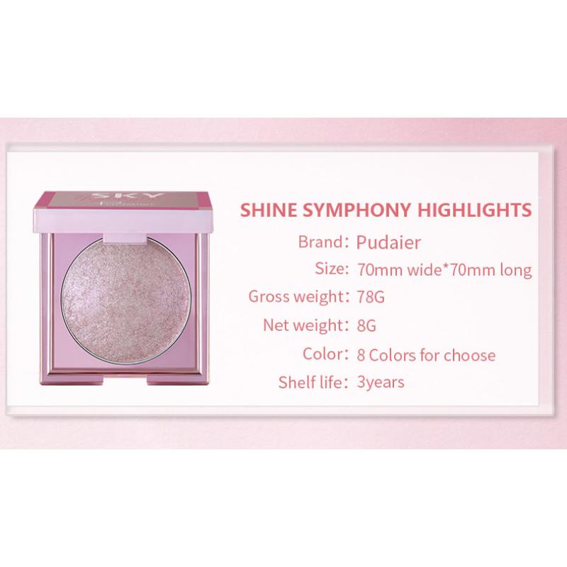 Pudaier Make-up High-Light-Puder Cake Repair Pearl Light-Puder High-Light-Creme-Matt-Reparaturpulver