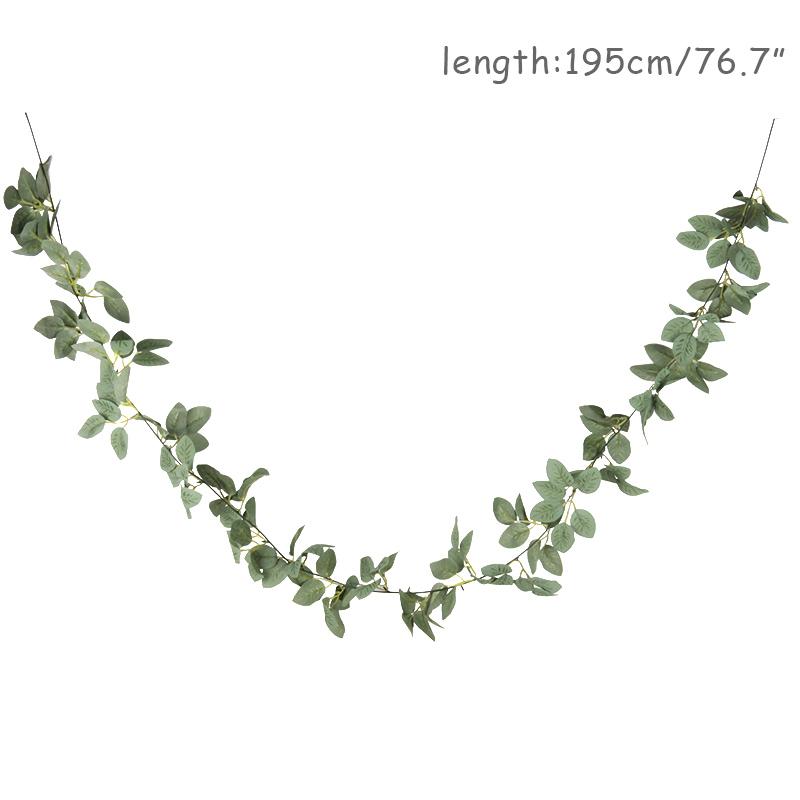 Wedding Decoration Artificial Fake Leaves Vines Eucalyptus Garlands Wall Hanging Plant Ivy Birthday Party Wedding Table Decor