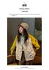 Girls' Color Block Hooded Outdoor Jacket - Autumn 2026 Style for Middle and Older Children