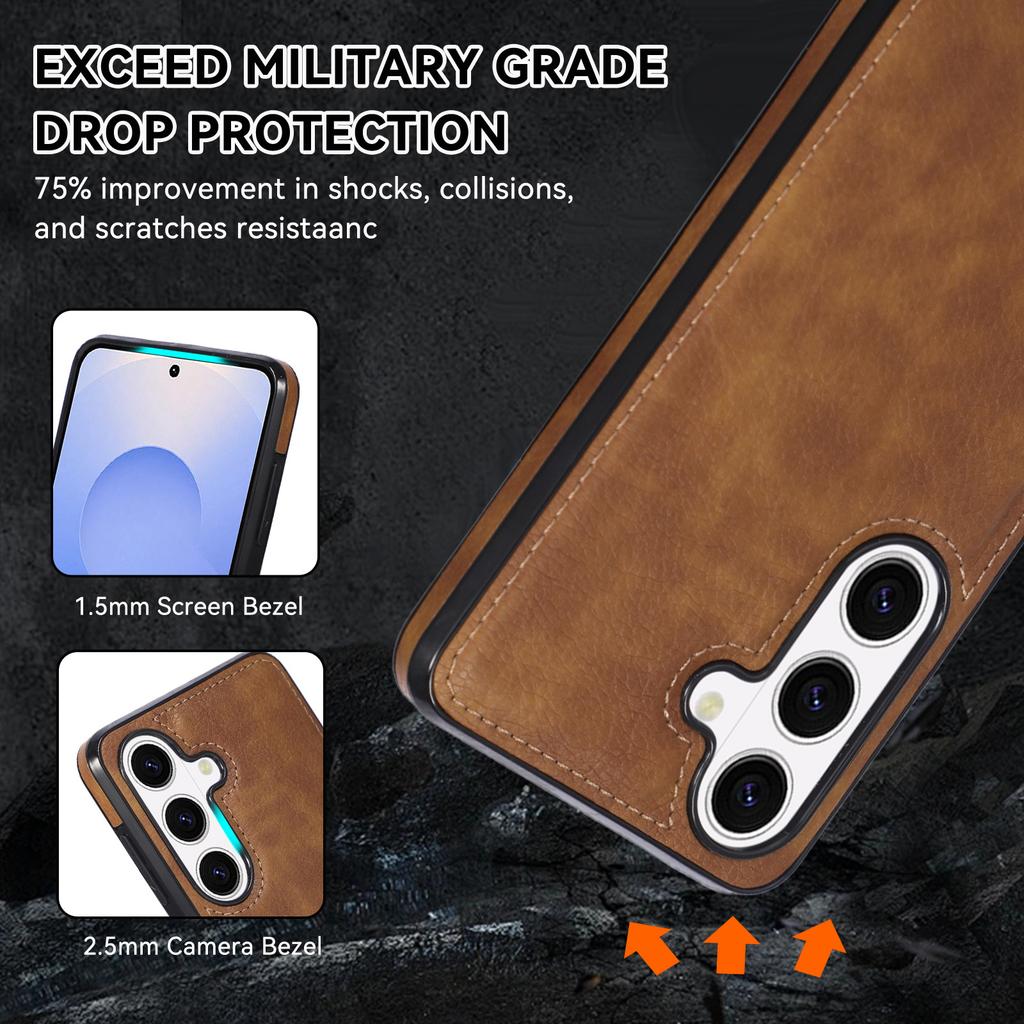 For Samsung Galaxy S26 Ultra Leather Case Pattern Printing Wallet Stand Anti Drop Phone Cover