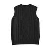Women's Ladies Fashion Sweater Solid Color V-neck Sleeveless Dough Vest Sweater