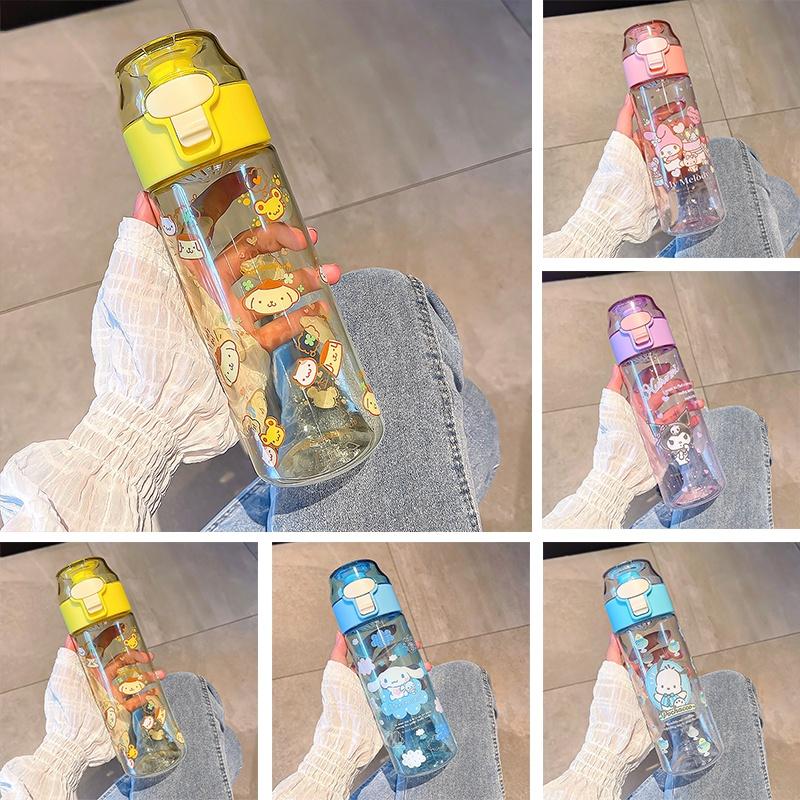 Stylish Cartoon Water Bottle With Secure Seal Portable And Durable Suitable For Home Bar Restaurant And Car Bl231530
