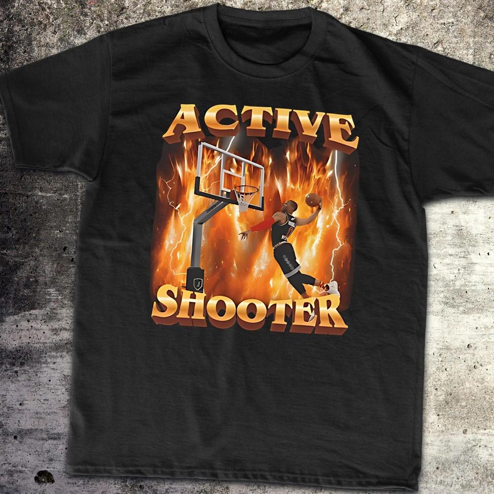 31 Active Shooter T-Shirt, Tee Funny Meme, Funny Meme T-Shirt, Joke Tee, Gift S Unisex T-Shirt XXXL