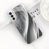 Custodia per telefono in vetro placcato argento con texture curva adatta per Samsung Galaxy S26 S25 S24 S23 S22 S21 S20 FE/Ultra/Plus antiurto