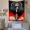 Hot Classic Anime Berserk Poster Tapestry Wall Hanging Fabric Interior Decor Tapestry Fans Room Aesthetic Decor Background Cloth