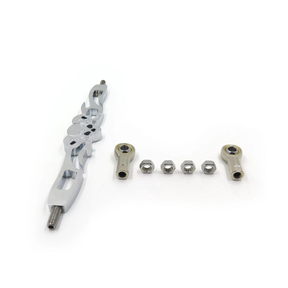 Motorcycle Parts for Harley Davidson Softail FXDWG Dyna Wide Glide CHROME Skull Shift Linkage
