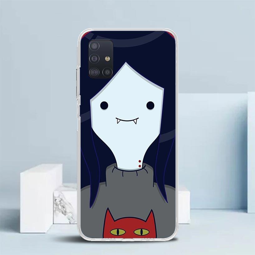 Adventure Marceline Jujuba Soft Cover for Samsung Galaxy A12 A22 A32 A52 A72 A02S Phone Case Note 20 Ultra 10 S10 Plus A51 A71 A