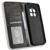 For Honor Magic7 5G Leather Case Wallet Stand Retro Texture Phone Cover