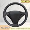 Car Steering Wheel Cover Leather For BMW E60 530DD 2003-2009 E61 (Touring) 2004 2005-2009 Steering Wheel Braiding Cover