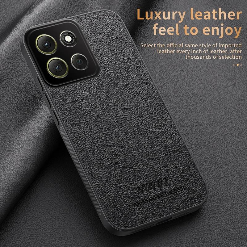 Matné kožené pouzdro pro Moto G86 Power G 86 G96 G85 G75 G64 G35 G34 Magnetické do auta Měkký rám Ochranný zadní kryt Silikonový kryt