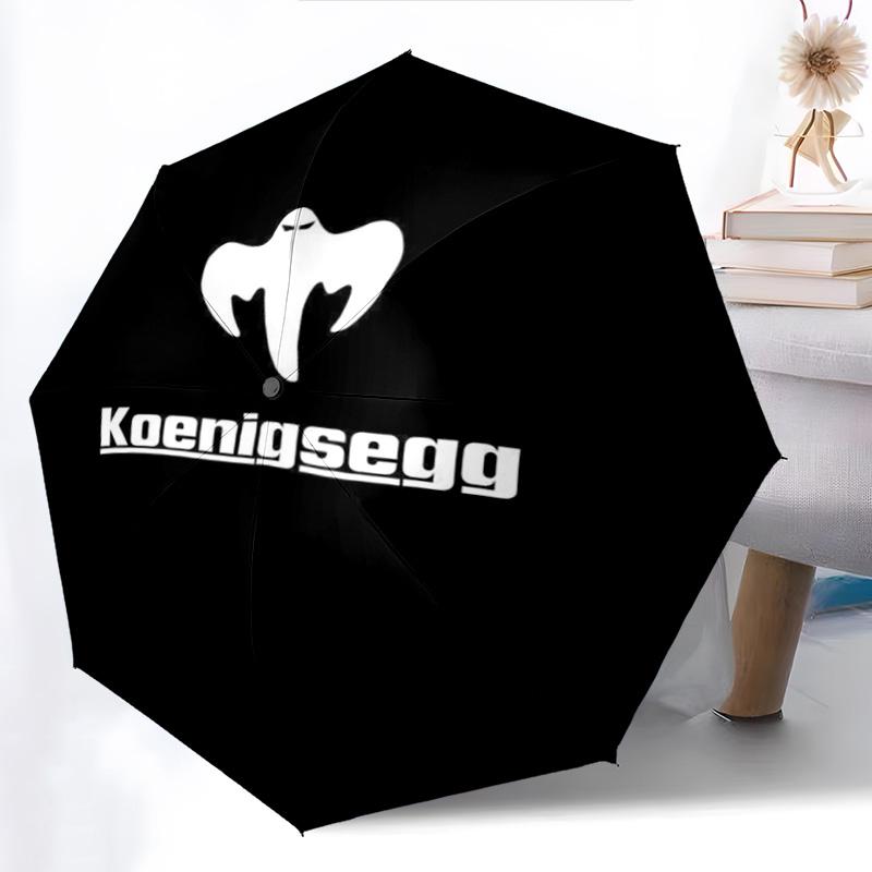 Koenigsegg: Precision Motion Folding umbrella 8 paraphenoid bones Suitable for all seasons Umbrella Three folds Umbrella