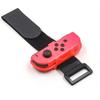 Pasek na nadgarstek do Switcha do Zumba Burn It Up Nintendo Switch Swith Model OLED Regulowany gumowy pasek 2 sztuki Just-Dance i Joy-Cons Czerwony/Niebieski
