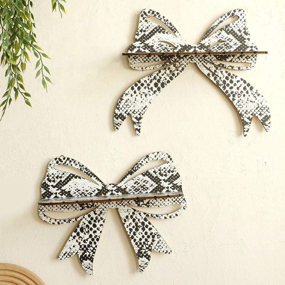 Snake Patterned Hanging Decoration Rack Wooden Wall Display Stand  Home Decoration