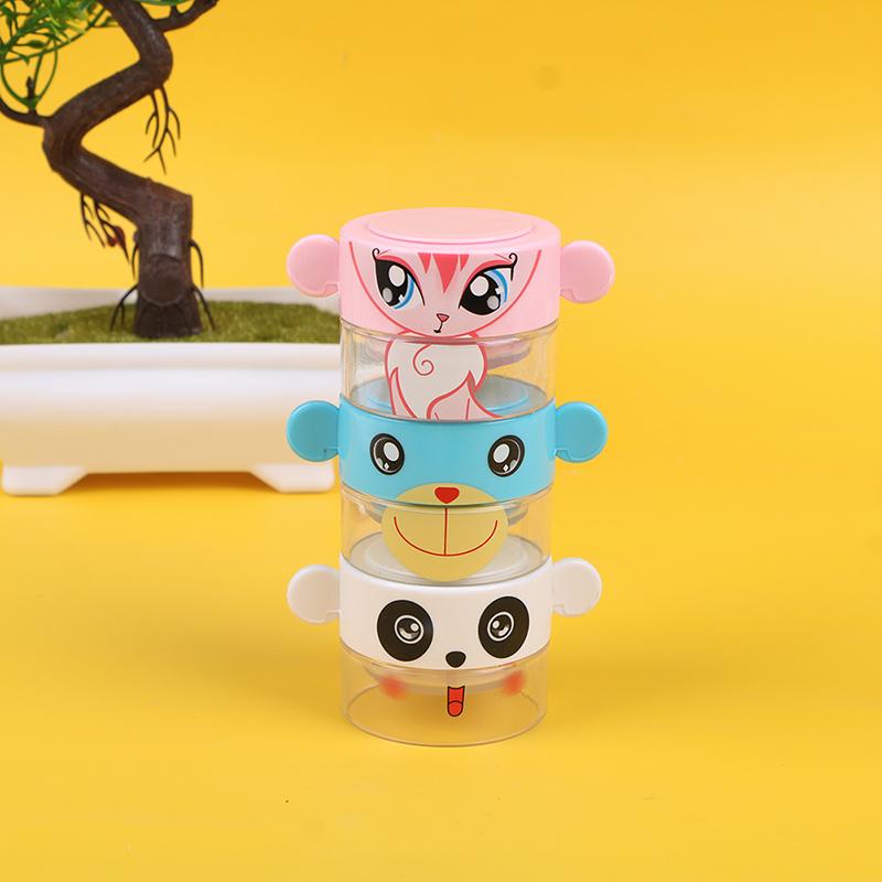 Portable Plastic Grinding Box Children'S Cartoon Mill Pill