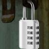 with Key Combination Lock Zinc Zinc Zinc Alloy Luggage Padlock Cabinet Lock  Backpack Zipper Lock