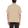STONE ISLAND Logo Print Loose Fit Drop Shoulder Short Sleeve T-Shirt Men Tops Beige 811521079-V0094