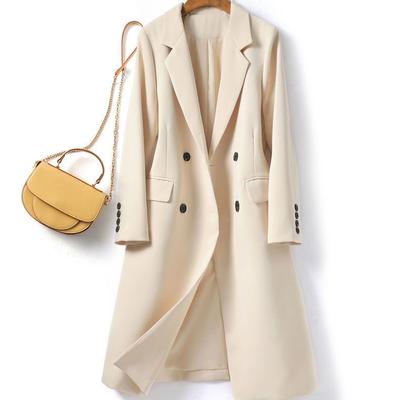 Fashionable and Comfortable British Style Loose Fit Coat for Women