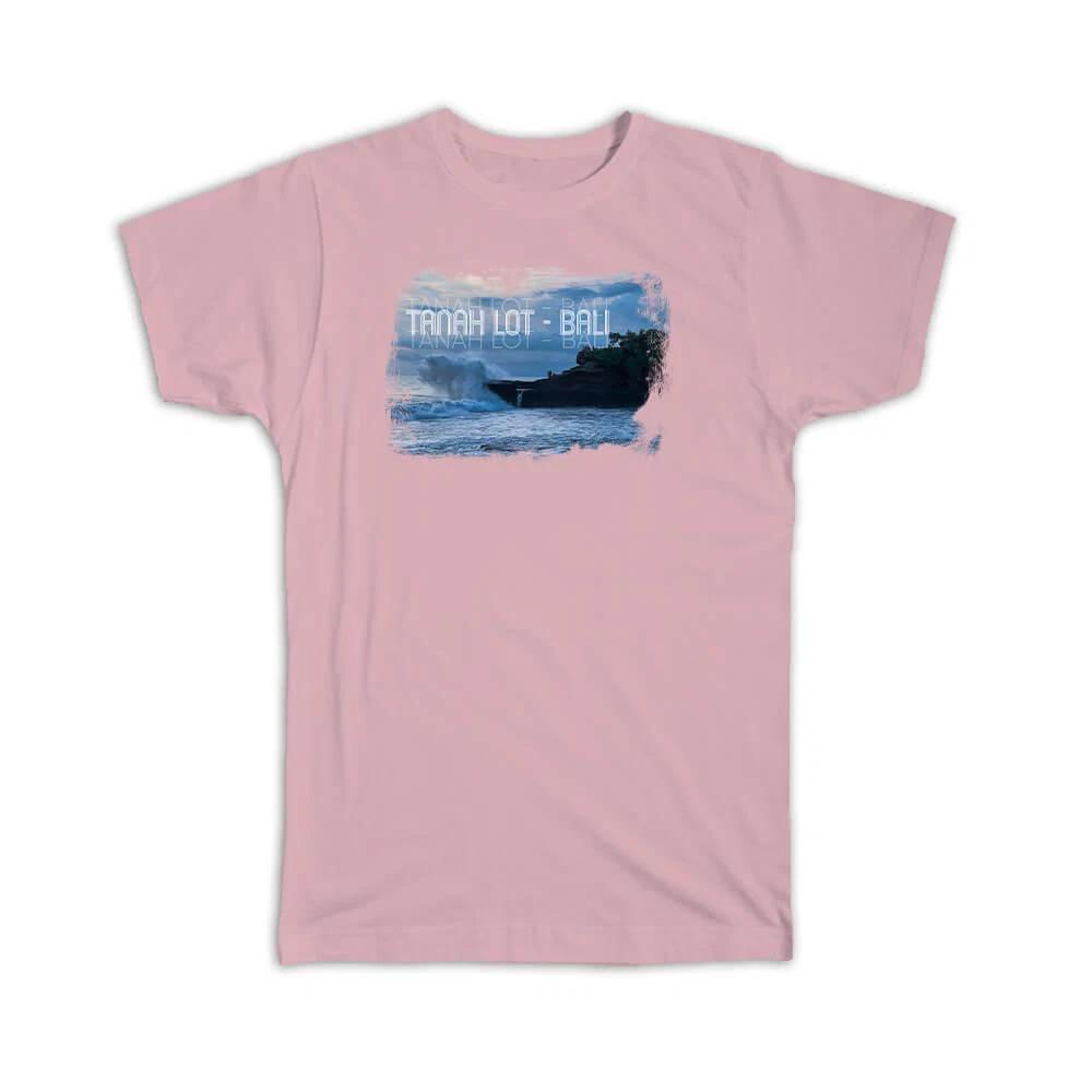 Gift T-Shirt : Wave Tanah Lot Bali Indonesia Temple M