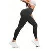 Plus Size High Waist Yoga Pants with Side Pockets - Women's Sports Leggings