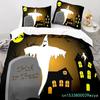 Halloween Kürbis Horror Festival Fledermaus Bettwäsche Set Jungen Mädchen Einzelbett Queen Size Bettbezug Kissenbezug Bett Kinder Erwachsene