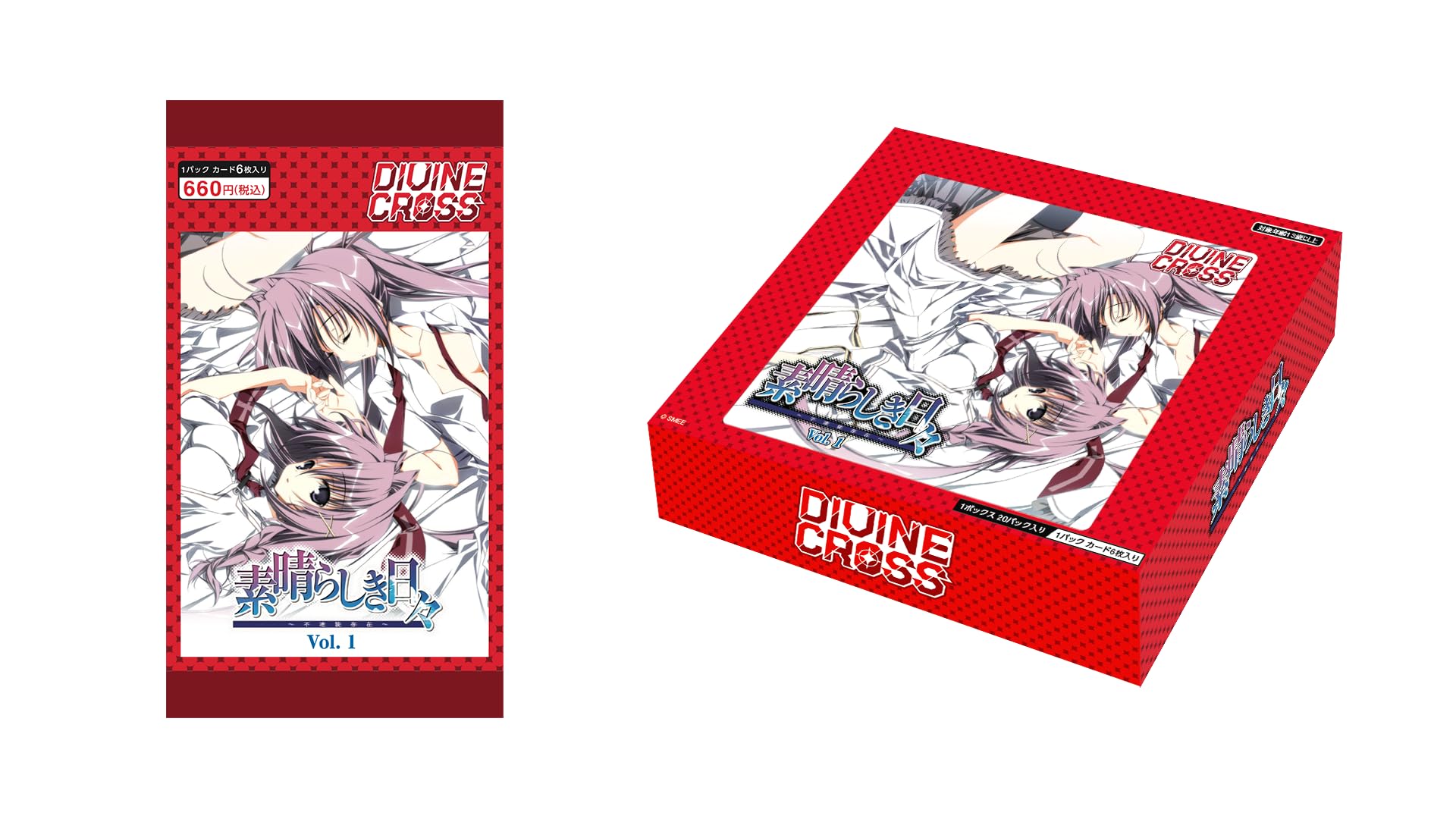 

TCG Wonderful Days DIVINE CROSS 6BOX В КОРОБКЕ (ТКГ) Том 1 красный