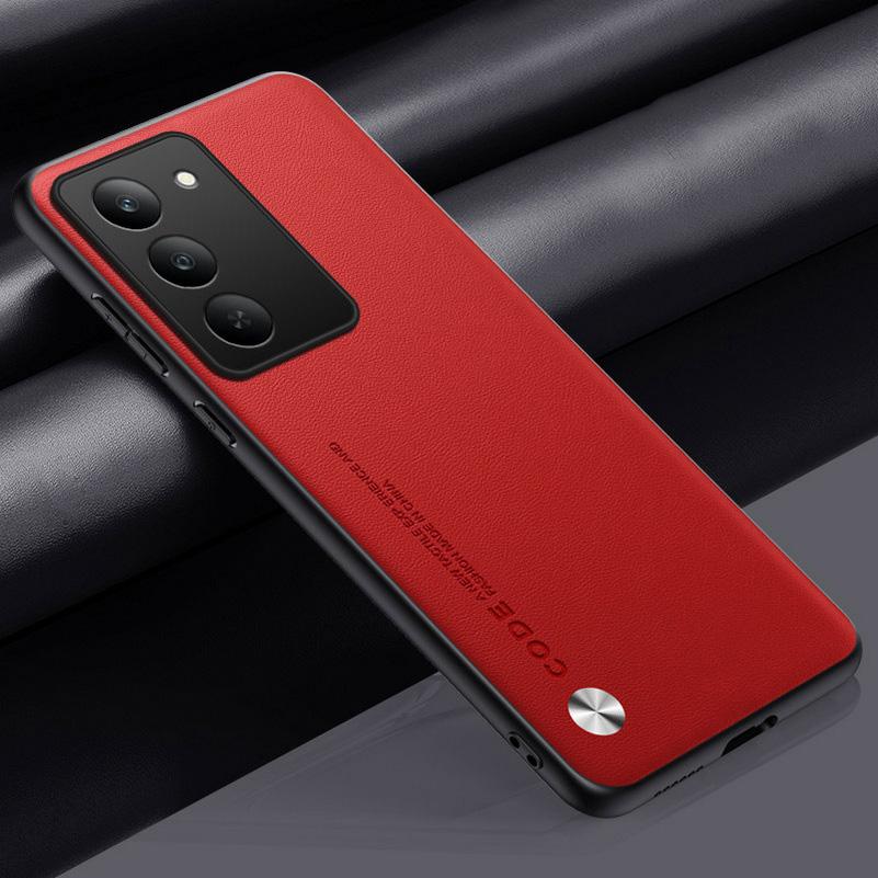 Plain Leather Case For Realme V60 Pro Realme GT Neo 7 6 6T 5 3 3T GT 7 Pro 6 6T 5 Pro 3 13 Pro 12 11 Hard Camera Protect Cover