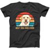 Men's Men Quote Best Dog Dad Ever Vintage Labrador Retriever T-Shirt BTE Mens Womens Longsleeve Sweatshirt Hoodie Black