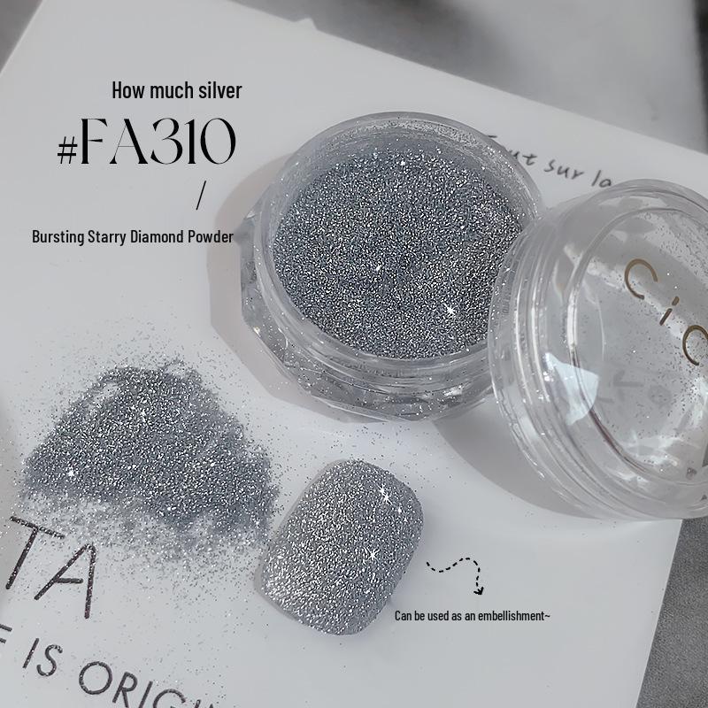 

Chaebol Gold Snake Crushed Diamond Nail Art - Sparkly 2025 Glitter Powder for DIY Nail Decoration