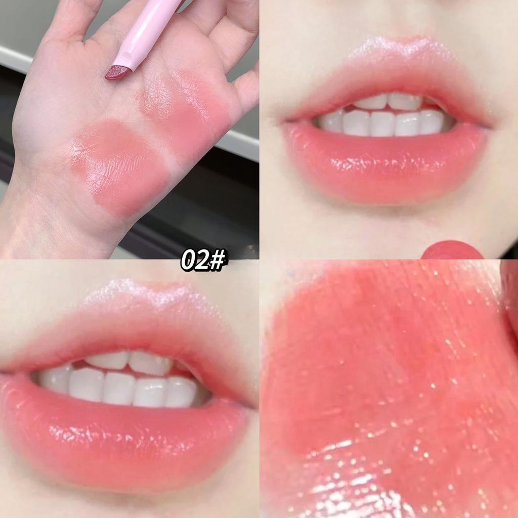Light and Moisturizing Solid Lip Gloss, Moisturizing Lip Gloss, Jelly Lip Mirror Surface, Not Easy To Stick To the Cup of Lipstick