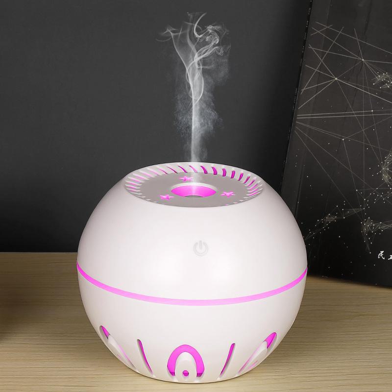 Creative USB Fog & Wood Grain Aromatherapy Humidifier with Custom Logo Option