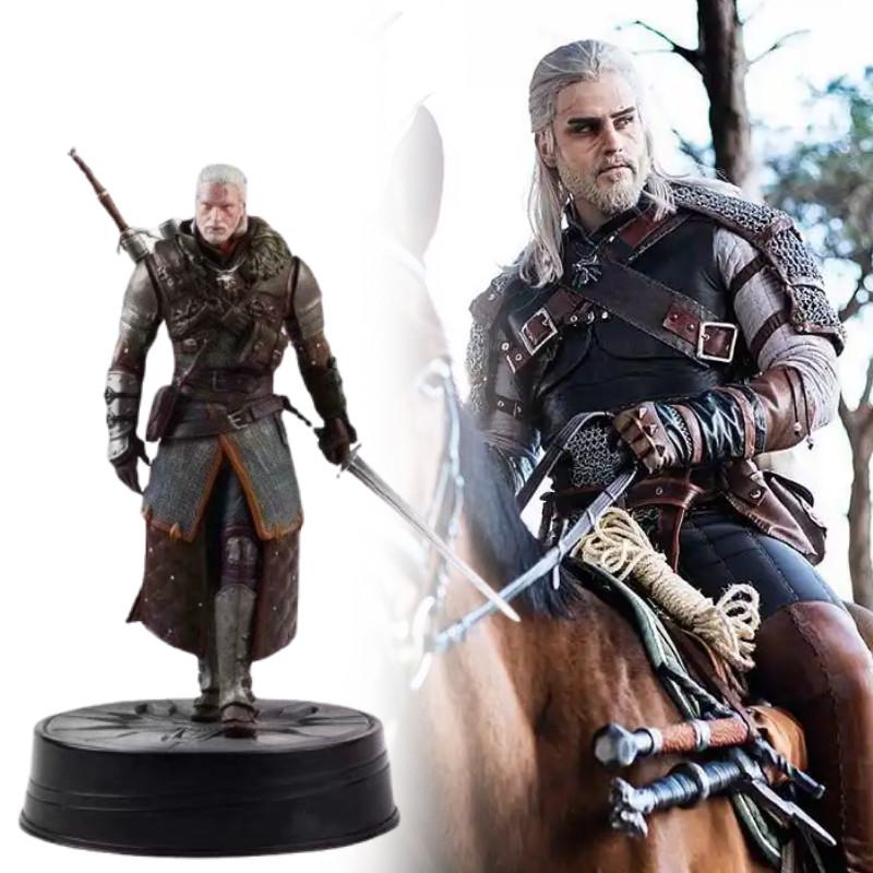 3 Wild Hunt Geralt Action Figure Model Toy Plastic Decoration Doll
