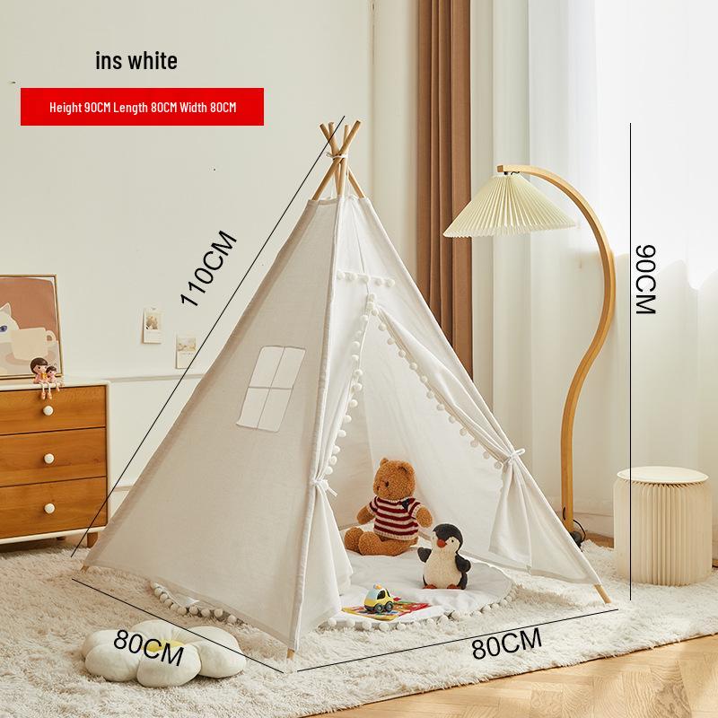 Children's Indoor Tent: Princess & Indian Playhouse for Kids