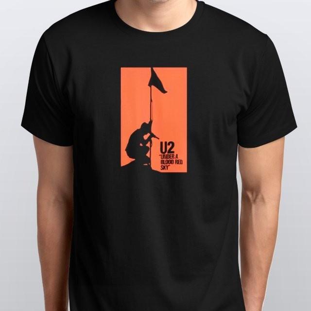 U2 Rock Punk Mens T-SHIRT colours Black S