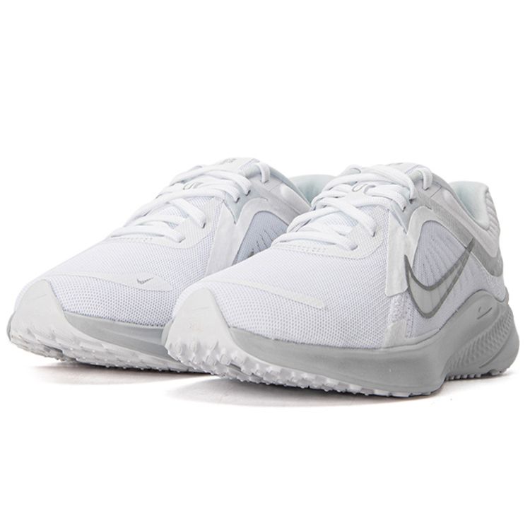 Nike Quest 5 White Metallic Silver Women Sneakers DD9291-100