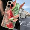 Creative Summer Ice Watermelon Print Phone Case For iPhone 17 Pro Max Cases iPhone Air XS Max XR X 11 12 13 14 15 Plus 16E Cover