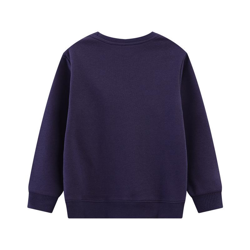 Nuovo Stile Autunnale Felpa Luminosa con Dinosauro per Ragazzo: Vestibilità comoda, Girocollo, Pullover a manica lunga