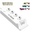 EU Plug Power Strip With Wireless Charger – Multi-Outlet USB PD Charging Station with Wireless Charging Pad