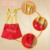 Halloween Suspender Cosplay Costume Costume Kids Boys 6 Piece Set Baby Costume Disguise Cute Event Party Birthday Party Stage Clothes Disguise Disney